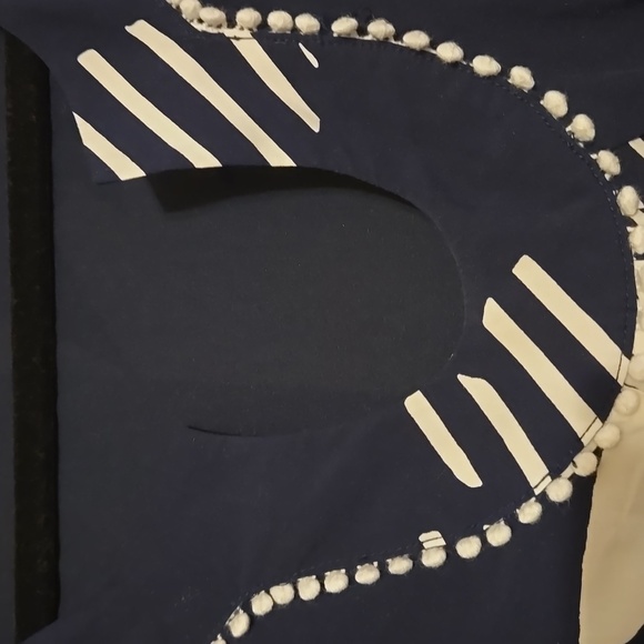 Crown & Ivy Navy Shift Dress 3/4 Sleeve 8 - Picture 2 of 8